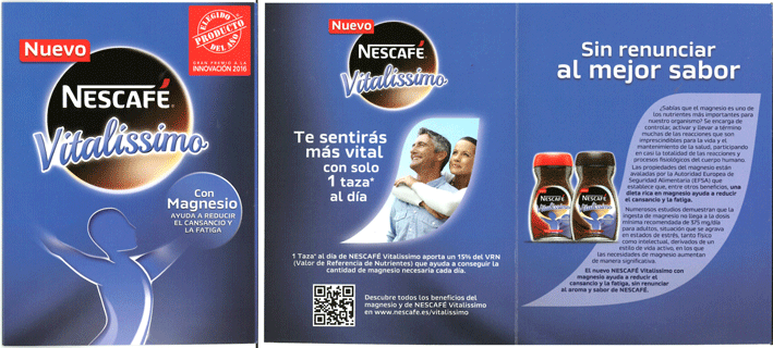 Folder Vitalissimo Nescafé